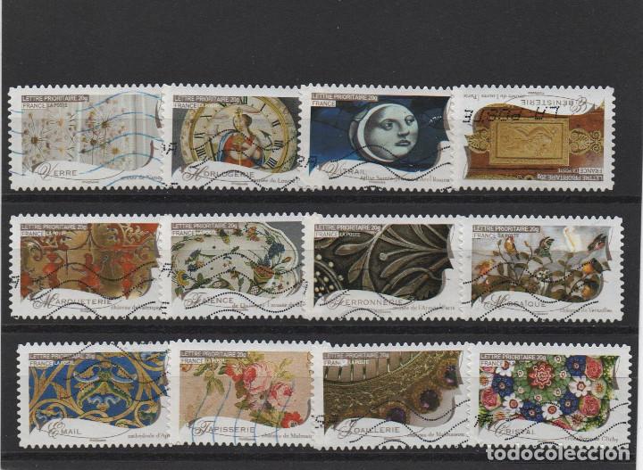 Sellos: Serie completa usada autoadhesivos de Francia 2009. - Foto 1