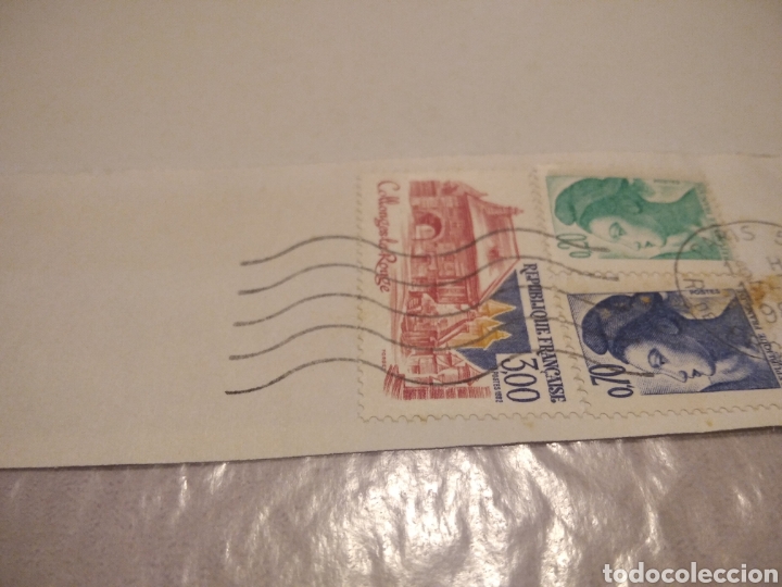Sellos: Sobre con sellos Francia - Foto 2