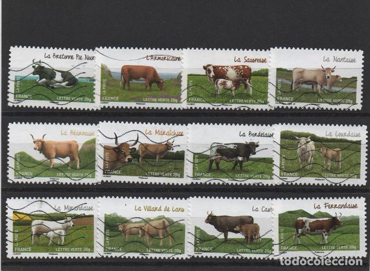 Sellos: Serie completa usada autoadhesivos de Francia 2014 - Foto 1