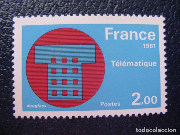 Sellos: +francia, 1981, telem&aacute;tica, Yvert 2130 - Foto 1