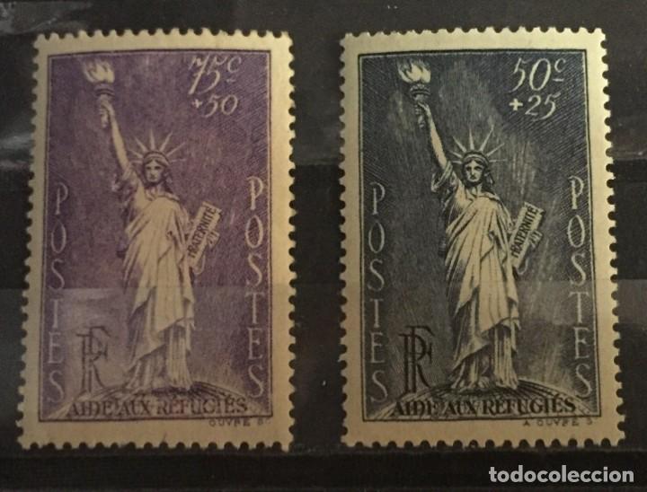 Sellos: Francia , Statue de la Liberte - Foto 1