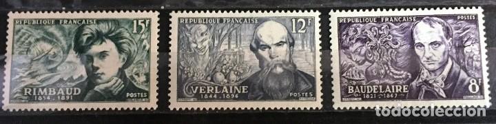 Sellos: Francia, Poetas - Foto 1