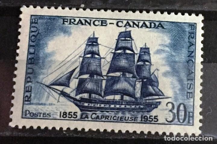 Sellos: Francia, fragata la Capricieuse - Foto 1