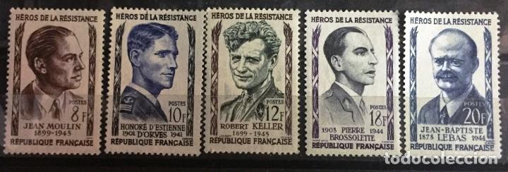 Sellos: Francia, Heroes de la resistencia - Foto 1