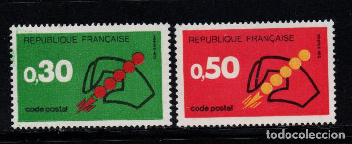 Sellos: FRANCIA 1719/20** - A&Ntilde;O 1972 - C&Oacute;DIGO POSTAL
