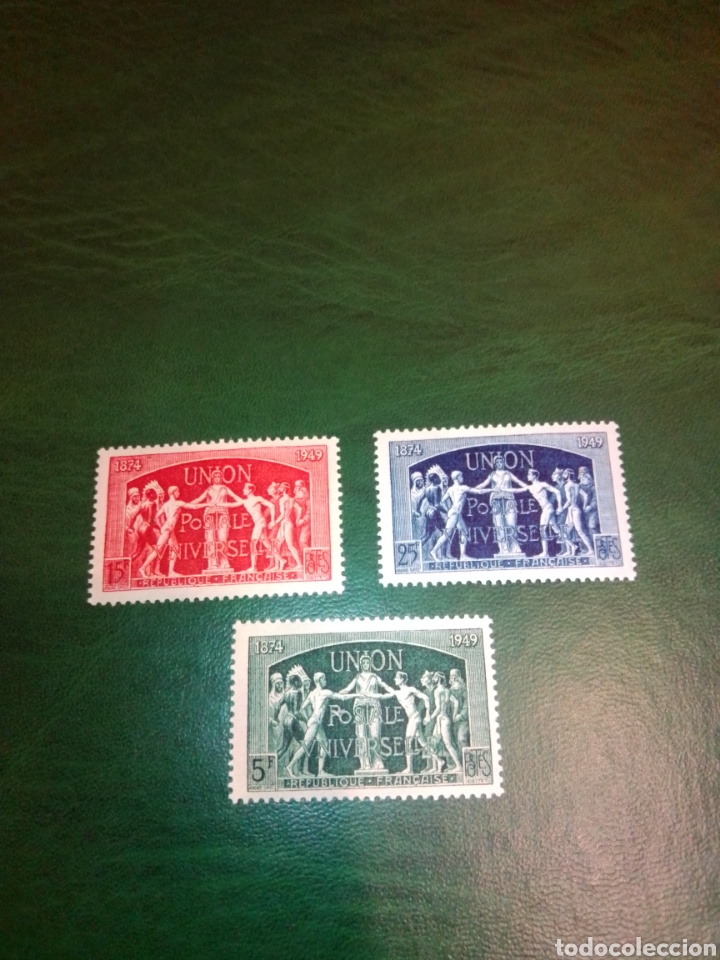 Sellos: UPU 1949 Francia. ...... - Foto 1