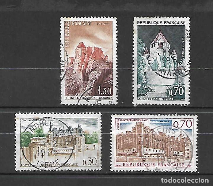 Sellos: castillos de francia. - Foto 1