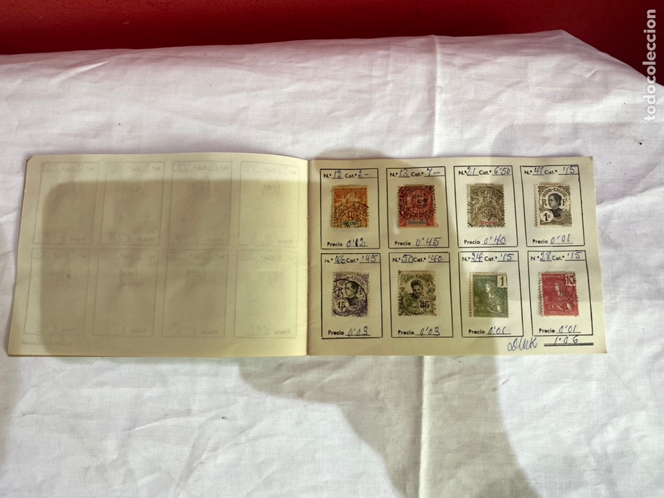 Sellos: Álbum de sellos colonias Francia asía coleccion 60 sellos clasificados. Ver fotos - Foto 4 - 261781380