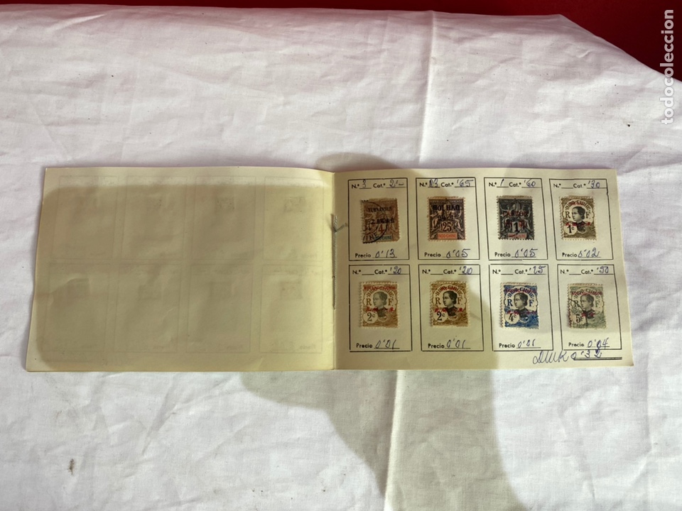 Sellos: Álbum de sellos colonias Francia asía coleccion 60 sellos clasificados. Ver fotos - Foto 6 - 261781380