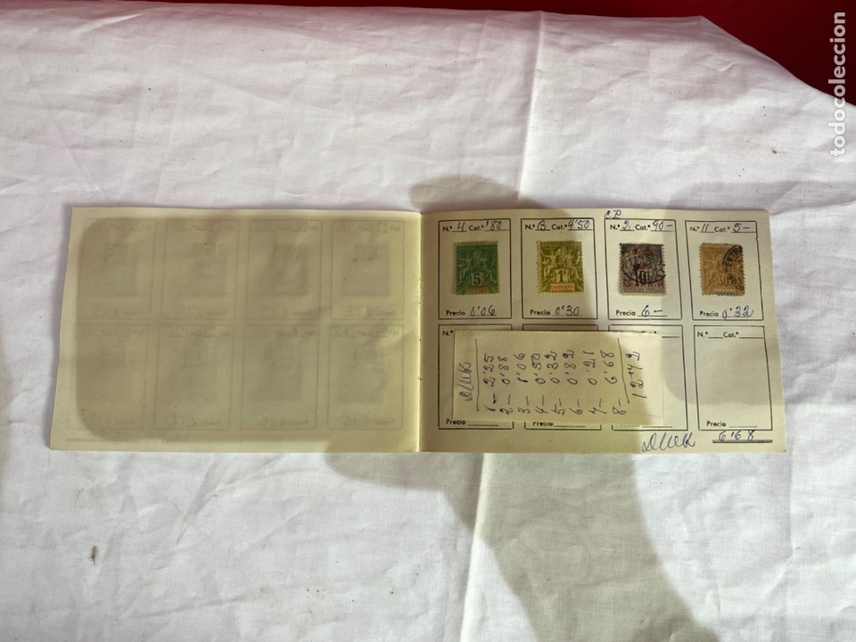 Sellos: Álbum de sellos colonias Francia asía coleccion 60 sellos clasificados. Ver fotos - Foto 9 - 261781380