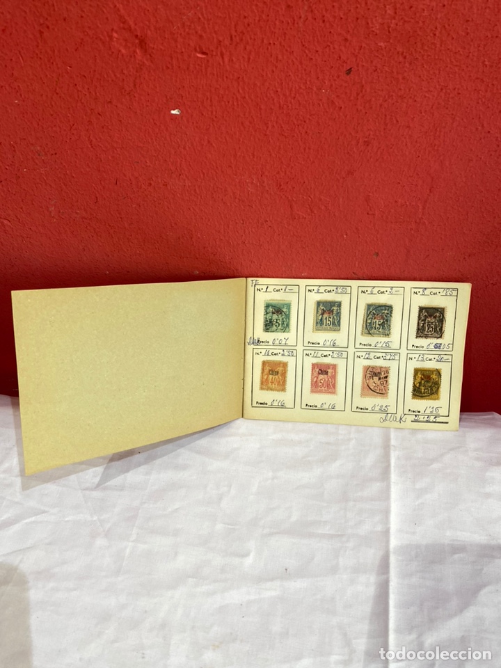 Sellos: Álbum de sellos colonias Francia asía coleccion 60 sellos clasificados. Ver fotos - Foto 1 - 261781380