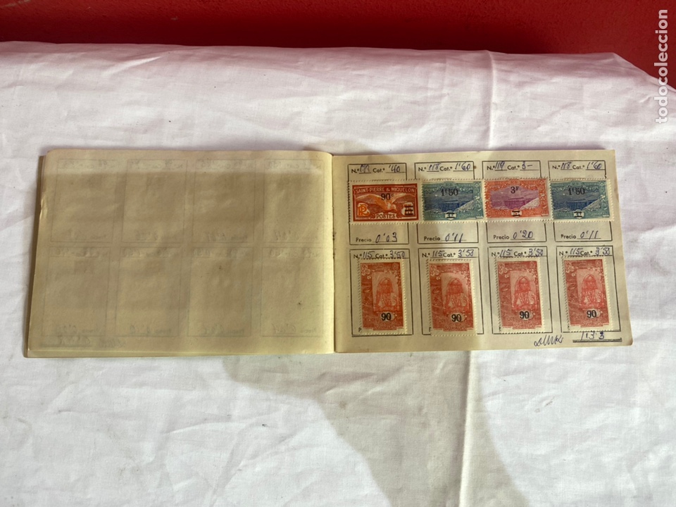 Sellos: Álbum de sellos colonias Francia Sobrecargas. Clasificados Ver fotos - Foto 4 - 261790820