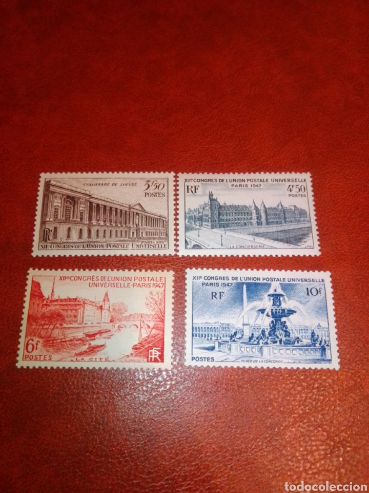 Sellos: Francia UPU 1947 ..... - Foto 1