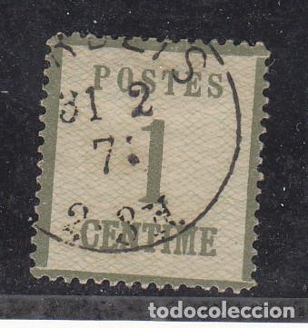 Sellos: ALSACIA-LORENA .1 usada - Foto 1