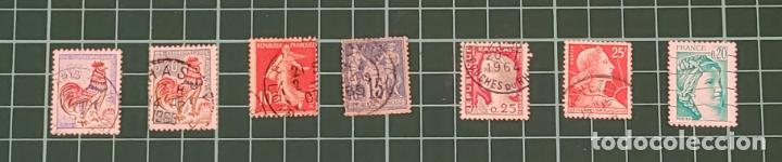Sellos: Lote Francia x7 - Foto 1