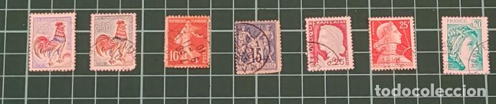 Sellos: Lote Francia x7 - Foto 1
