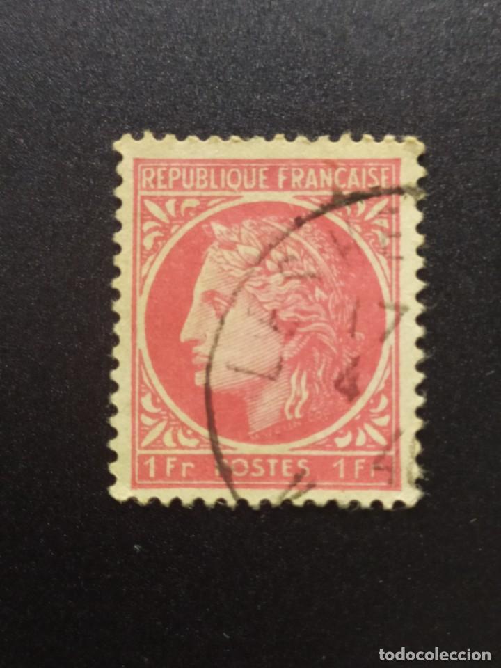Sellos: ## Francia usado 1945 Ceres 1f ## - Foto 1