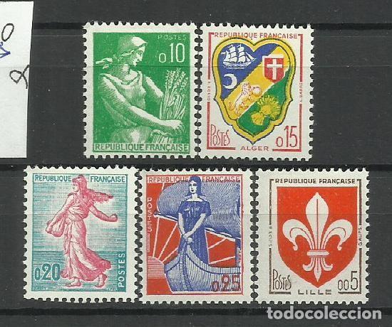 Sellos: FRANCIA 1960 -* SERIE COMPLETA - Foto 1