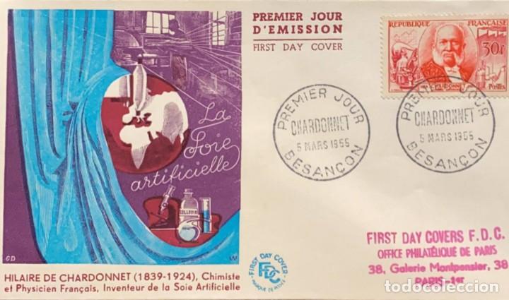 Francia 1037-1042 MNH 1955 Francese Inventor (9916053