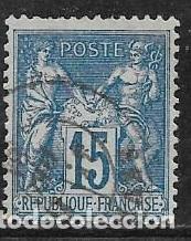 Sellos: FRANCIA YVERT 90a - Foto 1
