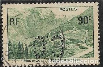Sellos: FRANCIA YVERT 358 PERFORADO - Foto 1