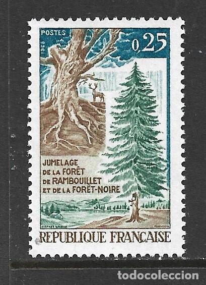 Sellos: FRANCIA 1561** - A&Ntilde;O 1968 - HERMANAMIENTO DEL BOSQUE DE RAMBOUILLET Y LA SELVA NEGRA