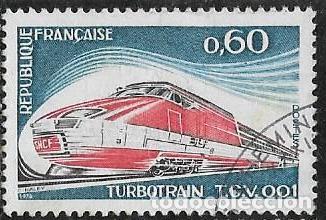 Sellos: FRANCIA YVERT 1802, TRENES - Foto 1