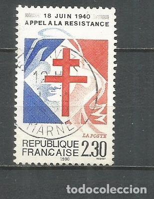 Sellos: FRANCIA YVERT NUM. 2656 USADO - Foto 1