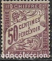 Sellos: FRANCIA TASAS YVERT 37 - Foto 1