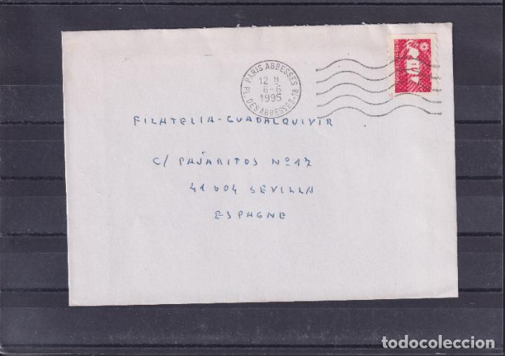 Francobolli: -FRANCIA 2874, circulada matasellos RODILLO MUDO PARIS ABBESSES PL. DES ABBESSES - 18