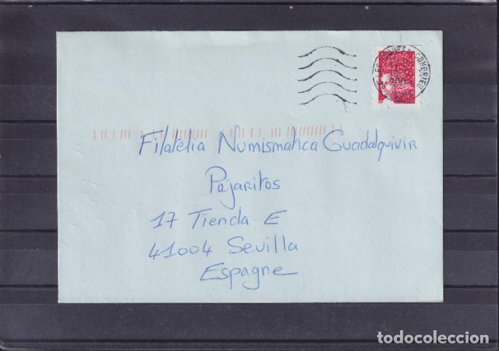Francobolli: -FRANCIA 3418, circulada matasellos RODILLO MUDO 38 LES ROCHES de CONDRIEU ISERE