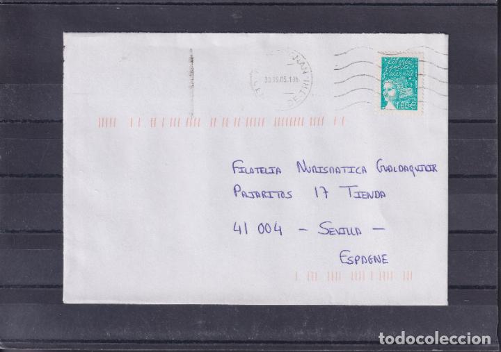 Stamps: -FRANCIA 3455, circulada matasellos RODILLO MUDO