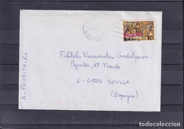 Selos: -FRANCIA 3597, circulada matasellos RODILLO MUDO ALPES MARITIMES