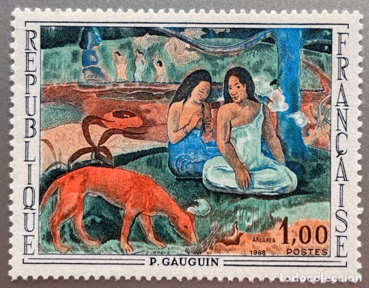 Sellos: Francia. P. Gaugin 1968 - Foto 1