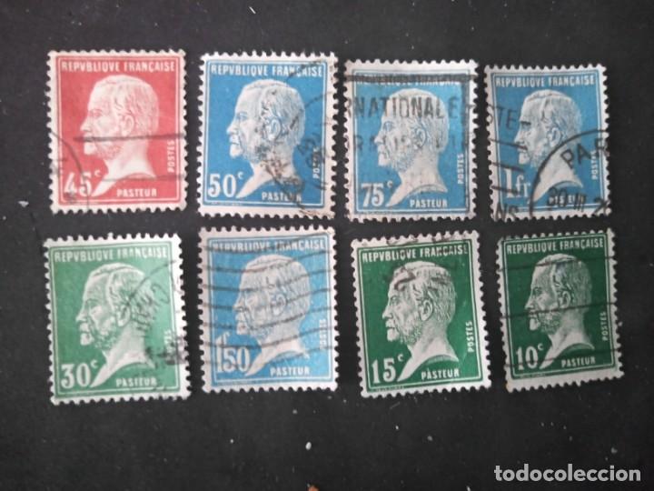 Sellos: LOTE DE SELLOS REPUBLICA FRANCESA. Pasteur - Foto 1