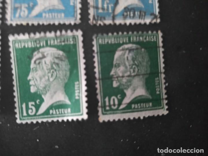Sellos: LOTE DE SELLOS REPUBLICA FRANCESA. Pasteur - Foto 6