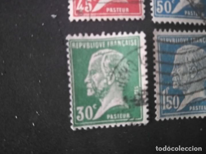 Sellos: LOTE DE SELLOS REPUBLICA FRANCESA. Pasteur - Foto 9