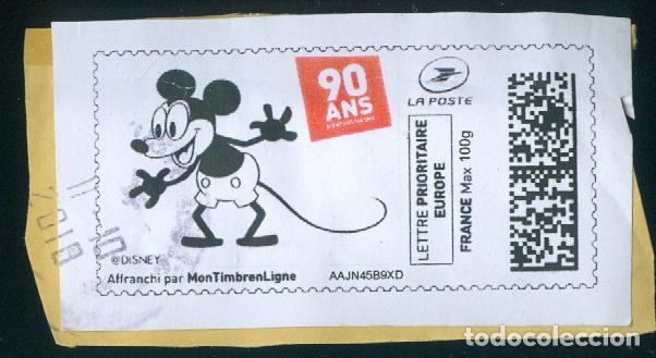 Sellos: SELLO DE CORREOS DE FRANCIA DE MICKEY MOUSE