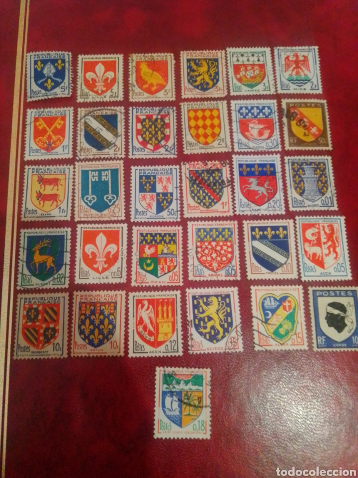 Sellos: Escudos Francia sellos - Foto 1