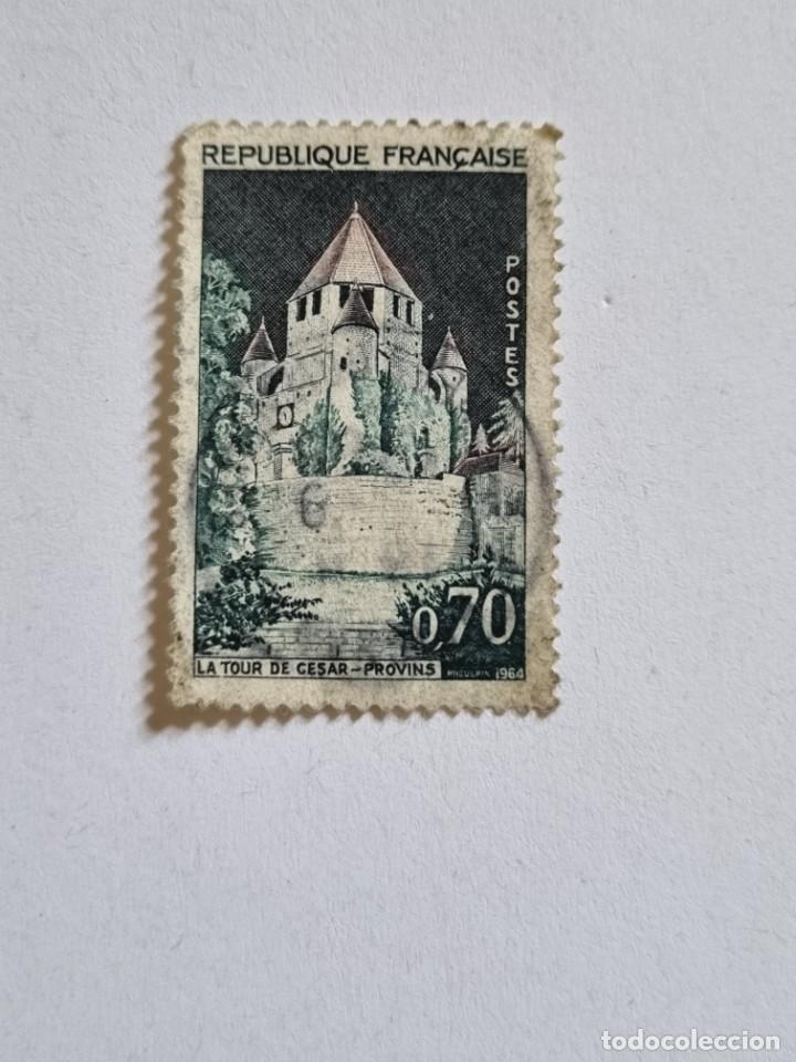 Sellos: Sello Francia - Republica Francesa - LA TOUR DE GESAR PROVINS - (b55)