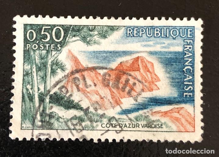 Sellos: FRANCIA 1963 SCOTT 1069 USADO - Foto 1