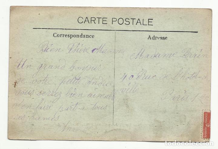 Sellos: postal nimes circulada a paris - Foto 2