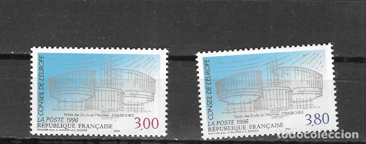 Sellos: FRANCIA N&ordm; 116 AL 117 SERVICIO (**) - Foto 1