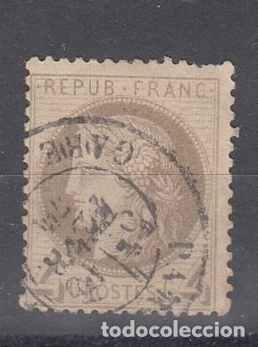 Sellos: FRANCIA. YVERT 52 USADO. C&Eacute;R&Egrave;S. - Foto 1