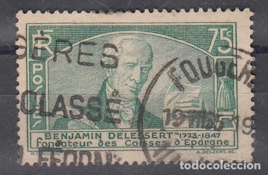 Sellos: FRANCIA. YVERT 303 USADO. BENJAMIN DELESSERT. - Foto 1