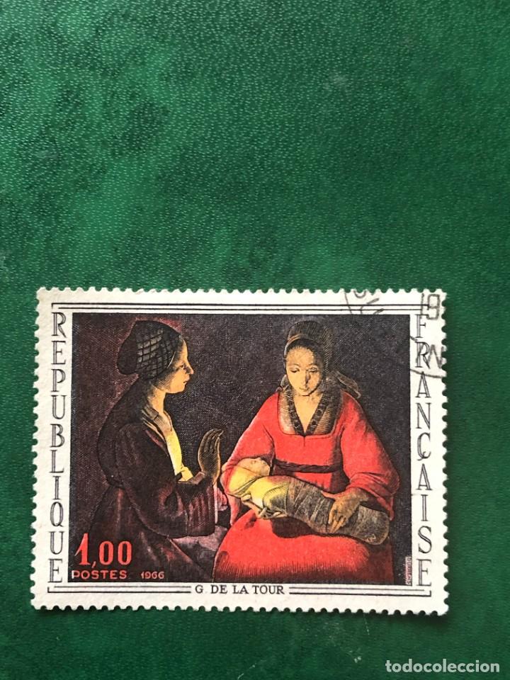Sellos: FRANCIA 1966 SCOTT 1150 USADO - Foto 1