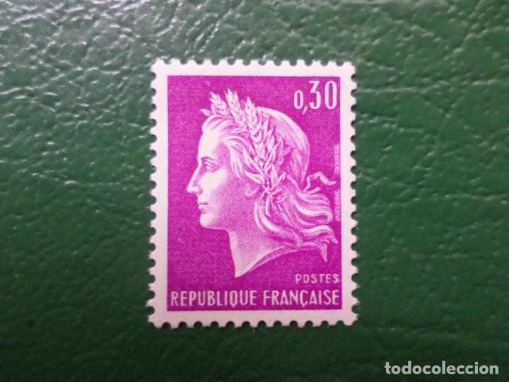 Sellos: :francia, 1967, marianne, Yvert 1536 - Foto 1
