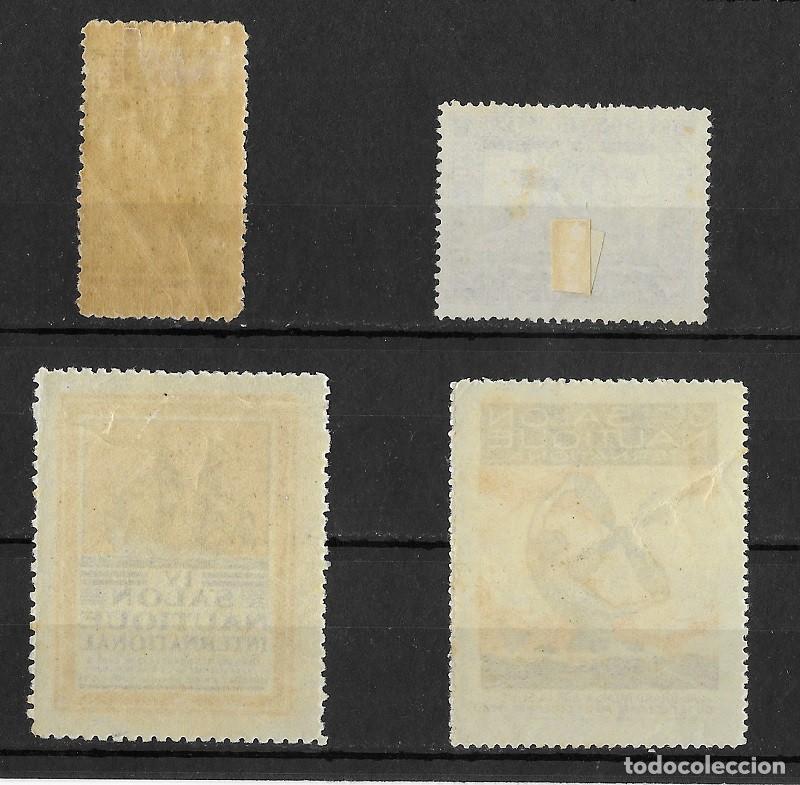 Sellos: FRANCIA CONJUNTO DE 4 VI&Ntilde;ETAS - Foto 2