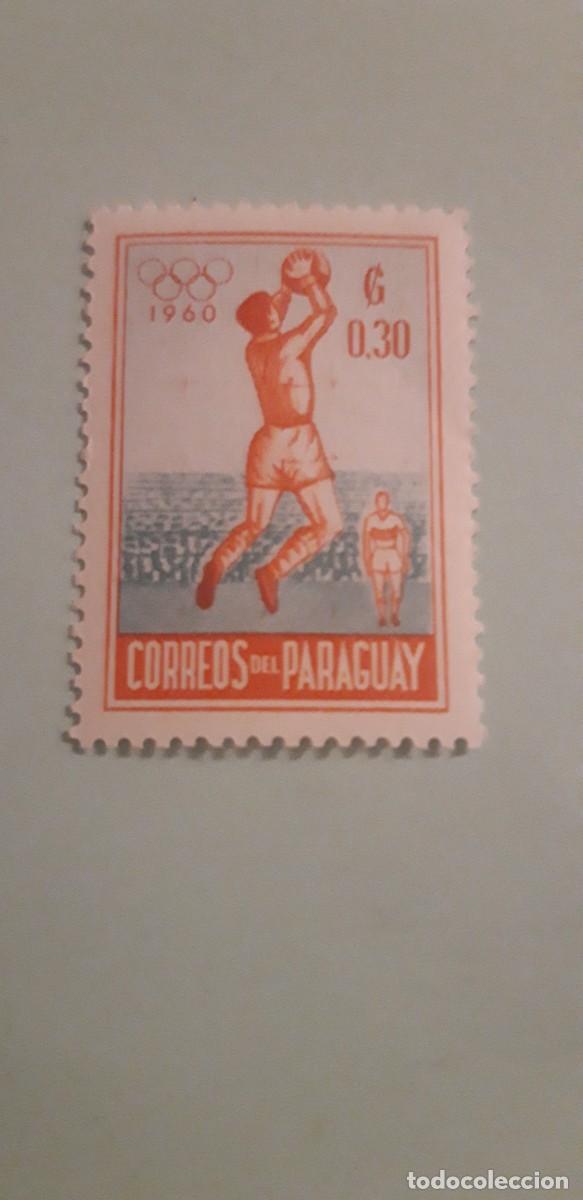 Sellos: 1 SELLO DE PARAGUAY ** DEPORTES 1960 . **