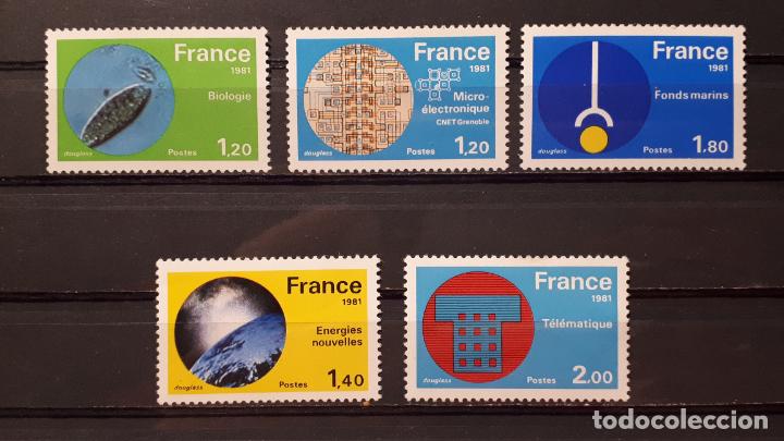 Sellos: FRANCIA. ** A&ntilde;o 1981. Yvert 2126/30. - Foto 1